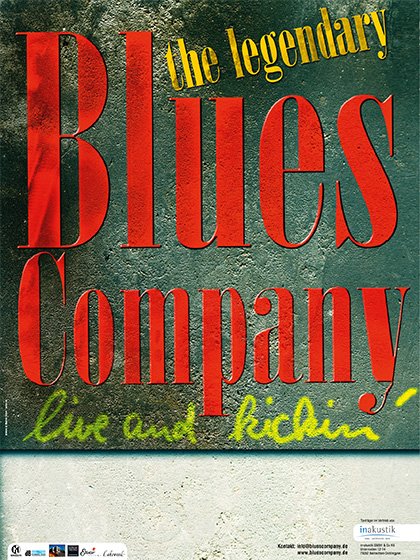 Blues Company - Plakat 2012